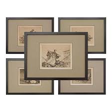 Goya Etching Disasters of War Framed Wall Art - Set of 5 | Chairish