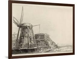 Somewhat Dilapidated Dutch Windmill' Photographic Print - Rembrandt van Rijn | Art.com