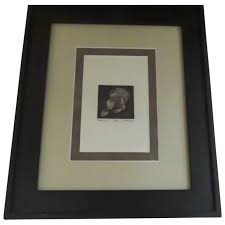 Original Etching by J. E. Fischer Signed Numbered "Terrier ...