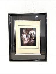 Wolves in the moonlight Framed Canvas Print | eBay