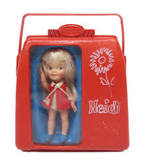 Remco Heidi Doll In Case Incomplete