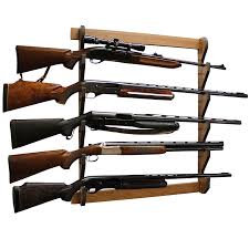 Rush Creek Creations Wall-Mount 3-Gun Storage Display Rack ...
