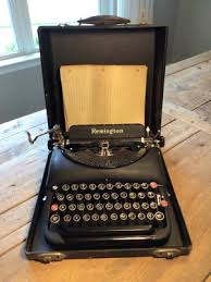 VTG 1940's REMINGTON RAND Model 5 Black Portable ...
