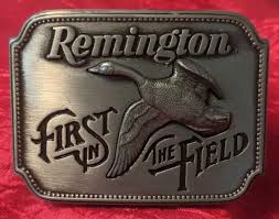 Vintage 1980 Sid Bells REMINGTON First In The Field Belt ...