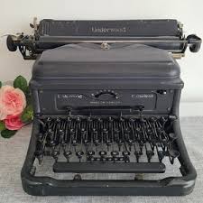 Vintage 1930's Underwood Noiseless Manual Typewriter - Made in Canada - Etsy