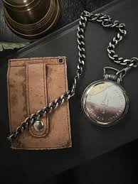 Vintage style Coronel Tapiocca Pocket Watch with leather ...