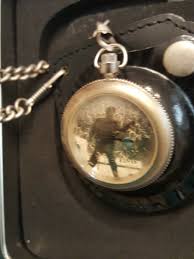 ELVIS PRESLEY Pocket Watch w/Black Case Wertheimer ...