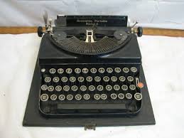 Antique Remington Portable Typewriter & Case Model 5 1935 ...