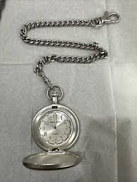 Cedar Creek Quartz Wolf Pocket Watch stainless steel As Is | eBay