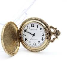 Remington | Accessories | Vintage Remington Pocket Watch Unisex Gold Tone Stainless Steel Train Pattern | Poshmark