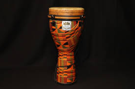 Remo World Percussion Djembe Drum in Kintekloth Finish | EstateSales.org