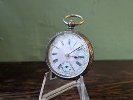 Antique Stirling Silver Ladies Pocket Watch - Etsy