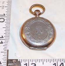 FRENCH LADIES 15 JEWEL SILVER FANCY ENGRAVED CASE POCKET ...