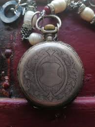 Antique Silver Pocket Watch Necklace: Upcycled Edwardian ...