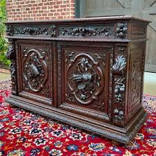Antique French Desk Writing Table Nightstand PETITE W/ Drawer Barley Twist Oak - Etsy