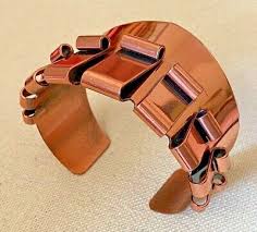 Vintage RENOIR Copper Modernist Cuff Bracelet | eBay