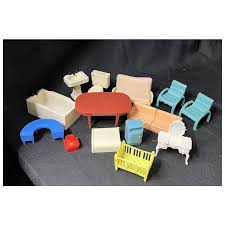 Vintage Renewal & Misc Plastic Dollhouse Furniture Set. For ...