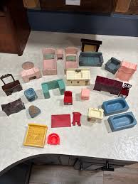 Vintage Dollhouse Furniture Bundle **fair to | Mercari