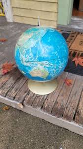 Vintage Replogle Globe Colonial Ocean 12-inch Diameter USA ...