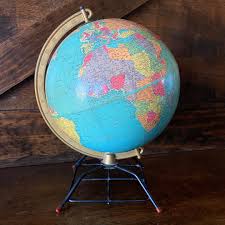 Vintage Replogle 10" Globe: Mid-century Modern Home Decor - Etsy
