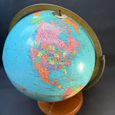 Vintage School Globe: USA Made, Classroom Decor - Etsy