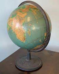 Antique 1940's Tabletop Globe by Denoyer Geppert For Sale at 1stDibs | old globes, tabletop globes