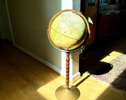 REPLOGLE Vintage WORLD Globe Tripod Stand Pedestal 12" Diameter Old School Retro Mid-century Atomic Space Age Mad Men Map Atlas - Etsy