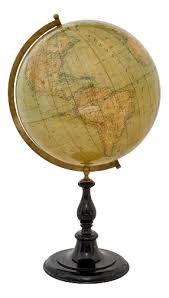 Large Early 20th Century Globe on Stand by Jordglob, 1890s | Chairish