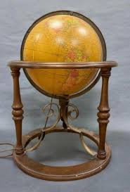 Sold at Auction: Vintage Butler Light-Up Globe with Floor Stand
