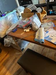 My fiber area looks like a bomb exploded as I get ready for ...