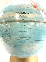 Sold at Auction: REPLOGLE Vintage Tabletop Spinning Globe