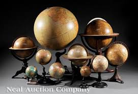 Lot - Twelve-Inch Table Globe, J & W Cary