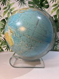 RARE Replogle Globe 12 Inch World Horizon Series Lucite ...
