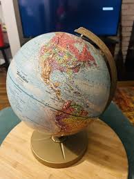 Vintage REPLOGLE WORLD NATION Series 12 Inch Diameter Globe ...