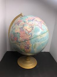 Vintage World Globe, 12 Inch Globe, Globemaster, Office Globe, Globe on Metal Stand - Etsy Ireland