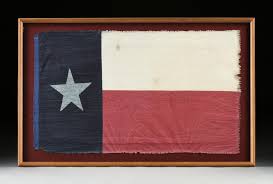 Sold at Auction: THREE COMMEMORATIVE REPUBLIC OF TEXAS FLAGS INCLUDING THE DODSON FLAG, THE SECOND FLAG OF THE REPUBLIC, AND THE THIRD FLAG OF THE REPUBLIC, 20TH CENTURY
