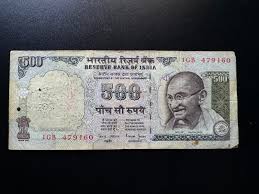 India 500 Rupees Banknote 2001 Color Different sign Bimal ...
