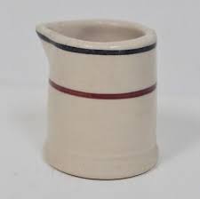 Wallace China 1947 Individual Creamer Red & Black Band Restaurant Ware 2" | eBay