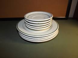 Vintage 5 Saucers/4 Plates Caribe, Syracuse, Sterling Hotel ...