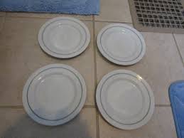 Mid Century Set of 4 Mayer China Sandwich Size Plates Est ...