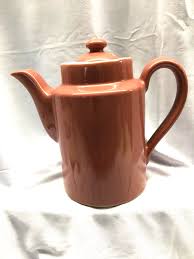 HALL'S POTTERY USA Plum Colored Tea Pot | eBay