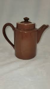 Vintage Hall Brown Pottery Single Serve Teapot Creamer Pitcher w/Lid Farmhouse | eBay