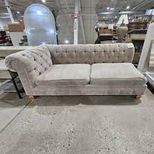 Beige Chaise Sofa $225. https://shophabitatbucks.org ...