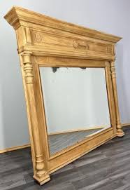 French Style Wall Mirror in Oak for sale at Pamono