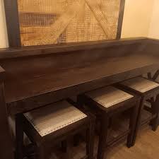 Ashley Furniture dark brown counter height dining/ bar set for ...