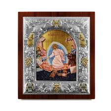 Resurrection Hagiography Byzantine Icon Wood Frame Greek ...