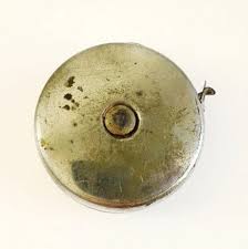 1940s Metal Tape Measure: Embossed Vintage Tool, 58 Inch - Etsy