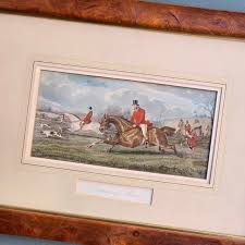 Inglis Sheldon-Williams, Fox Hunting, 1870, Etchings, Framed ...