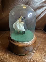 REUGE Vintage Dancing Love Couple Ballerina Music Box ...