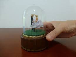 Vintage Swiss Reuge Dancing Ballerina Music Box Automaton ...